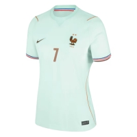 Camiseta Francia Ousmane Dembele #7 Segunda Equipación Replica Mundial 2026 para mujer mangas cortas